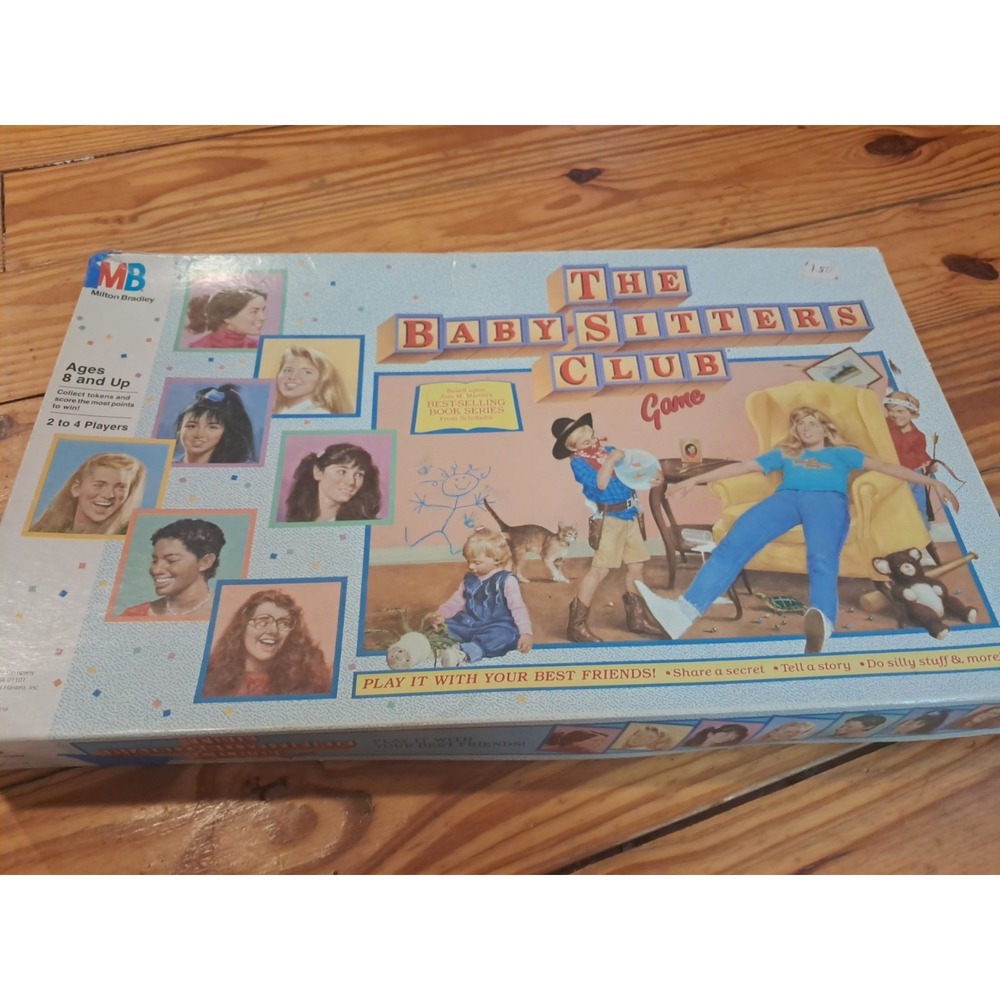 The Babysitters Club Board Game 1989 Milton Bradley Complete
